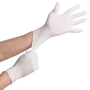 Gants Latex Jetables Blanche