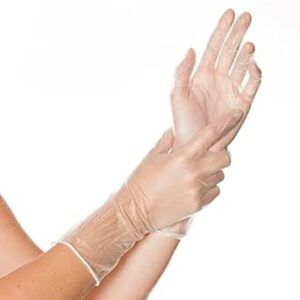 Gants en vinyle transparent, Boîte 100 unités