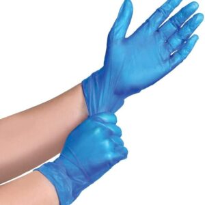 gants nitrile Bleu jetables 100 unités