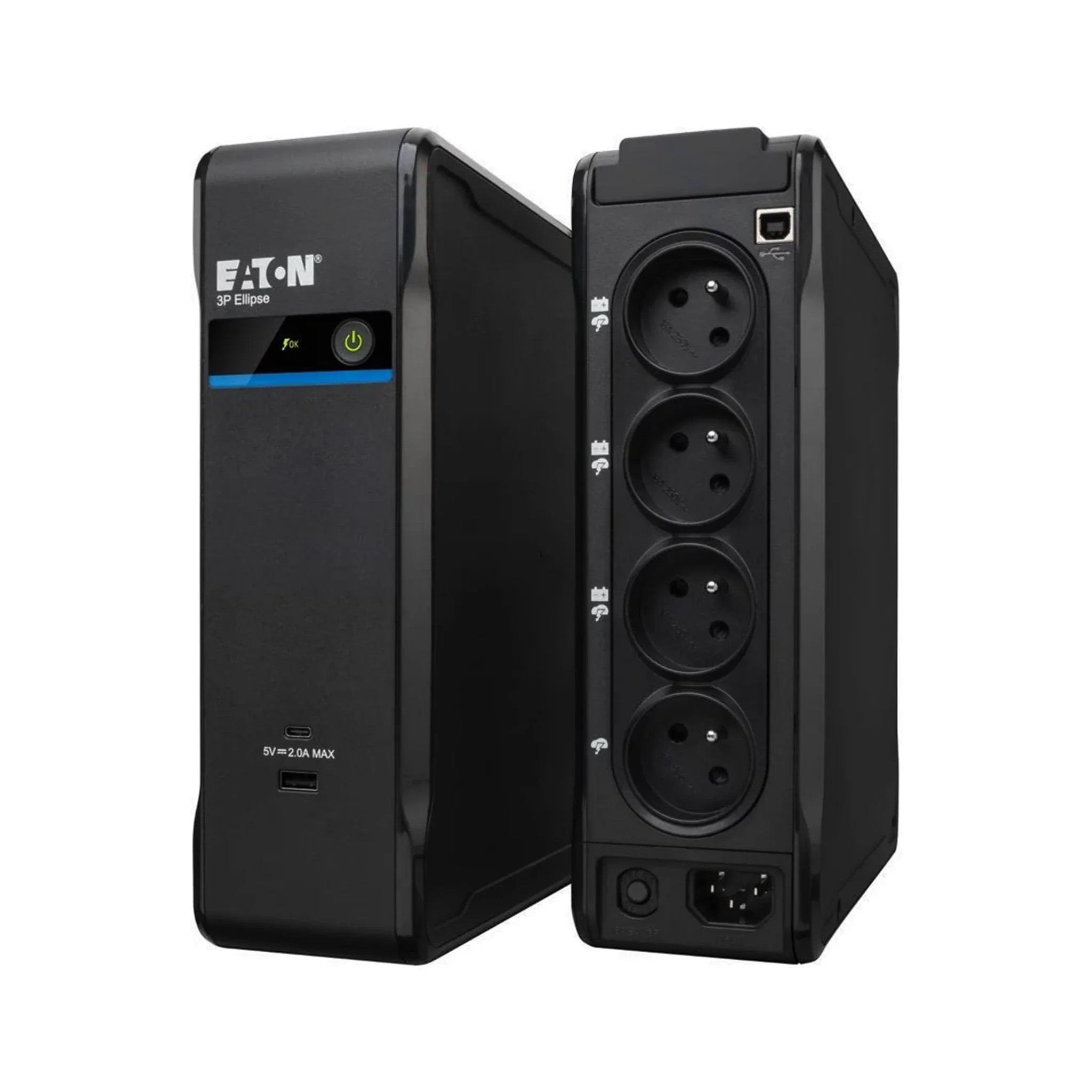 Onduleur Eaton 3P Ellipse 420 W / 700 VA - 4 prises FR + USB Off line (3P700UF)