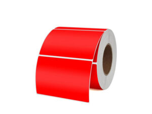 etiquette thermiques rouge